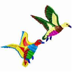 Ducks And Goose Embroidery Design 3